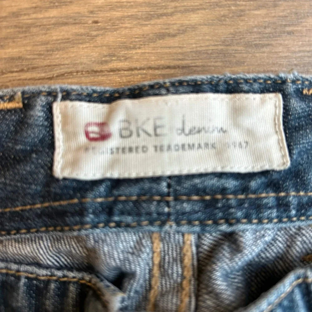 BKE Dark Blue Denim Long Shorts